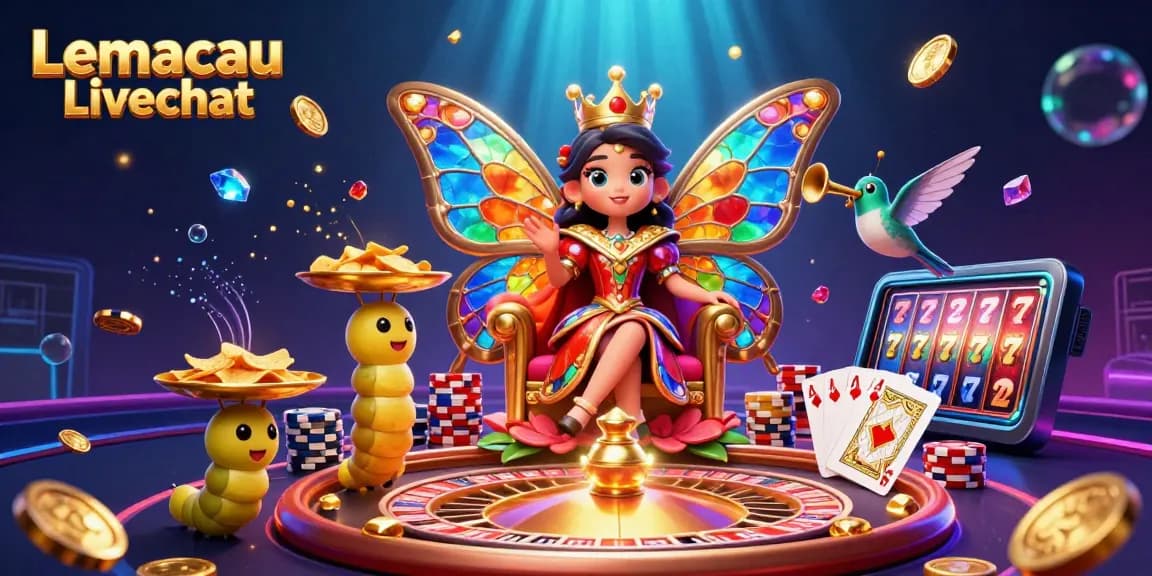 Engage with Lemacau Livechat for real-time gambling assistance amidst a vibrant casino scene.