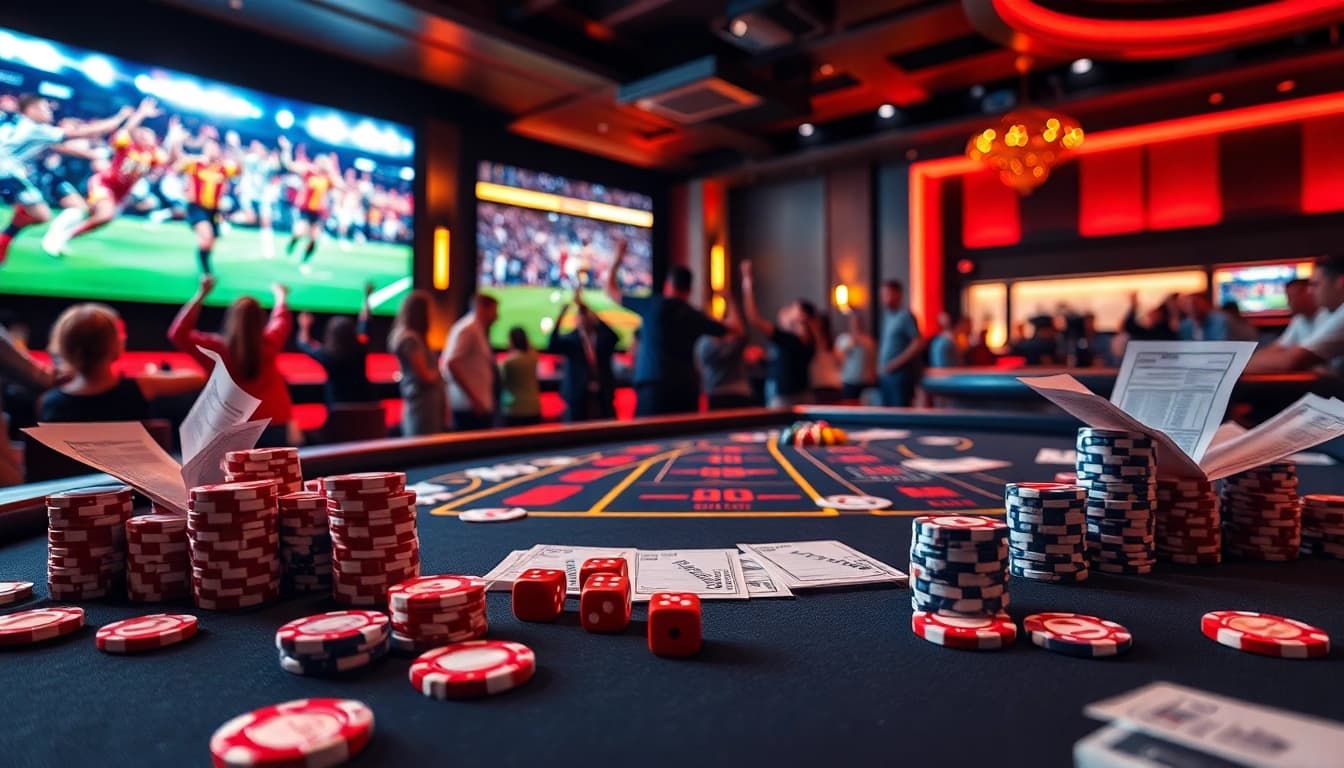 Immerse in the excitement of แทงบอลโลก while enjoying a vibrant sports bar atmosphere with live betting.
