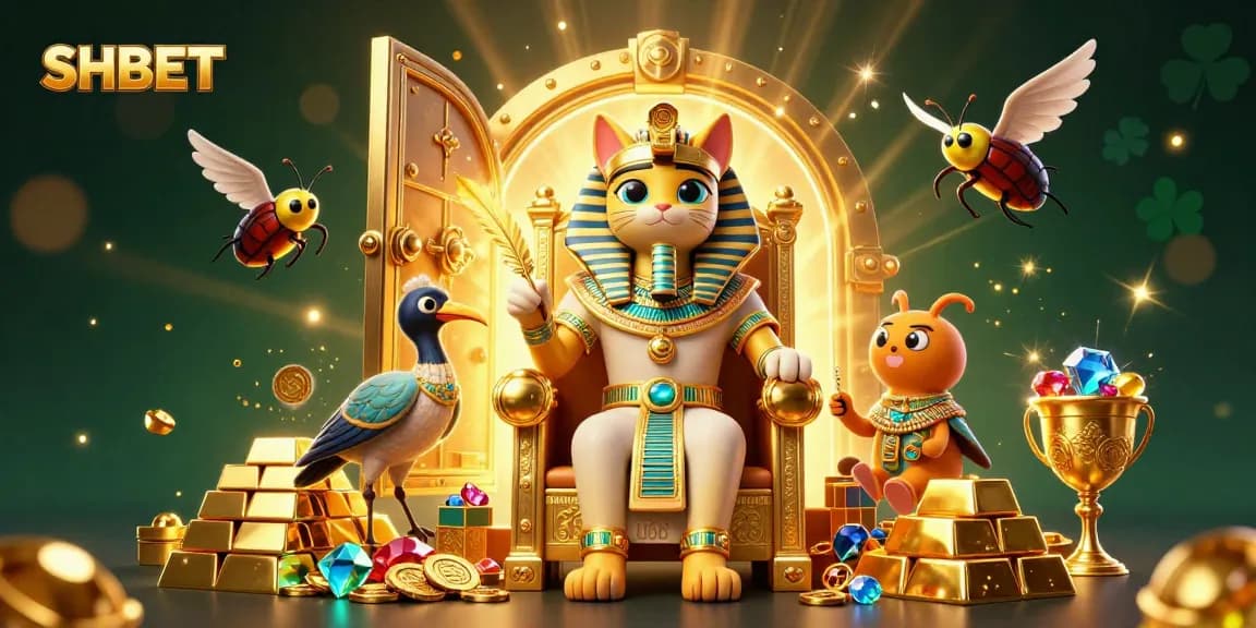 SHBET invites players to enjoy a lively 3D casino scene filled with treasure, excitement, and unique gambling experiences.