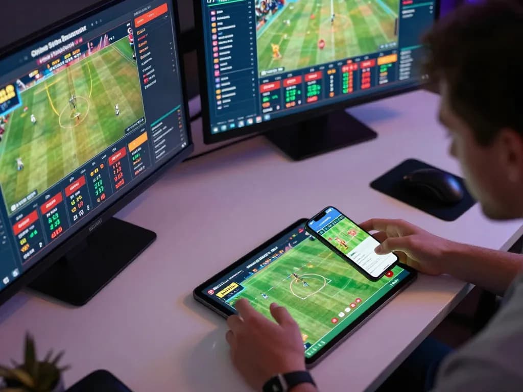 Engaging sports betting moment on 888vi’s platform with live odds and user interaction