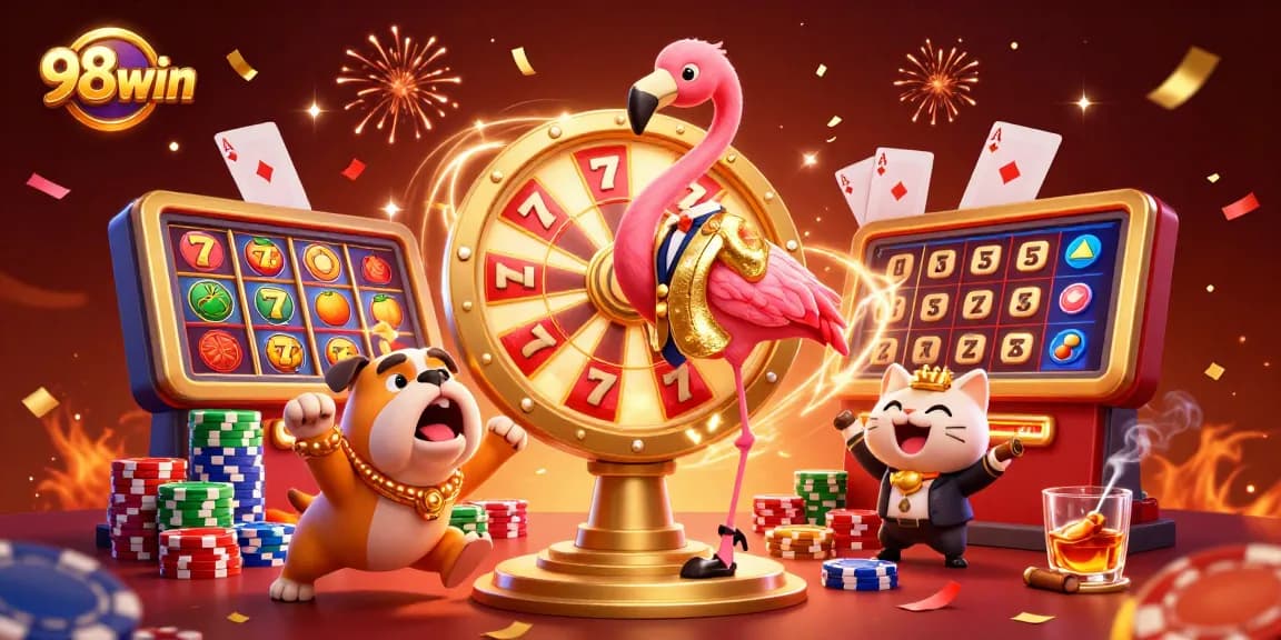 Spin the giant prize wheel at 98win for exciting rewards and vibrant gaming action!