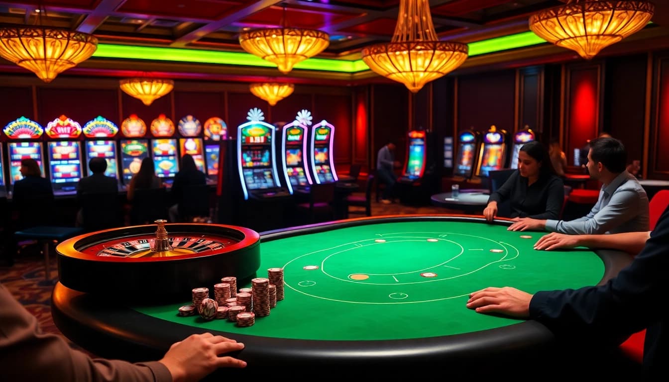 Experience the thrill of winning at the poker table with https://nk88s.com/, surrounded by dazzling casino excitement.