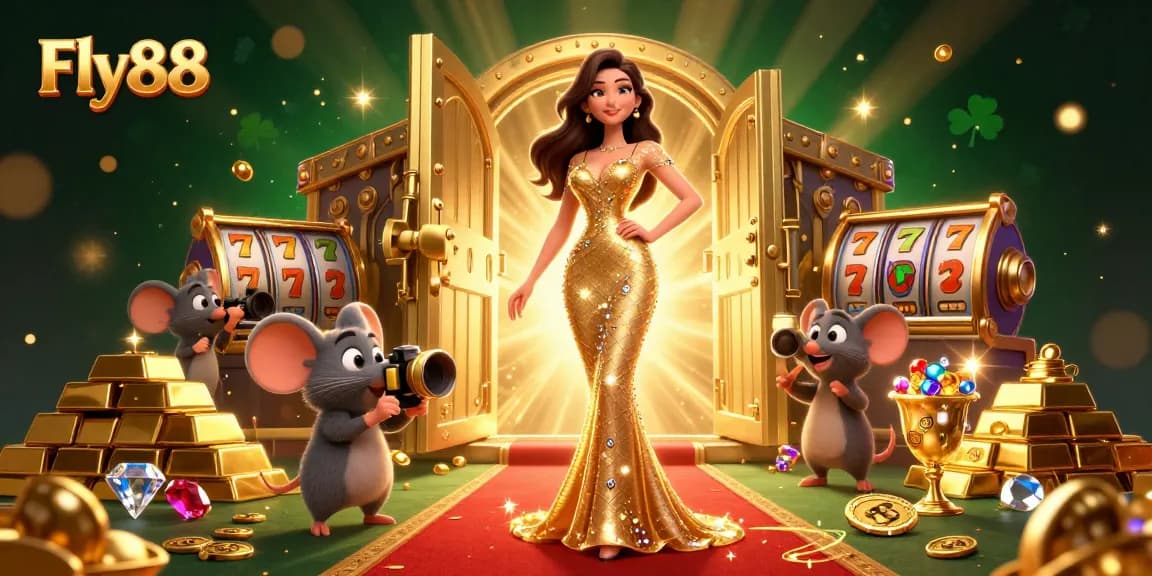 Experience the excitement of Fly88 with vibrant casino elements and dazzling rewards.