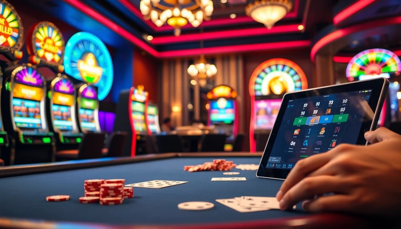 Engage in high-stakes poker action at rikvip's luxurious casino tables.