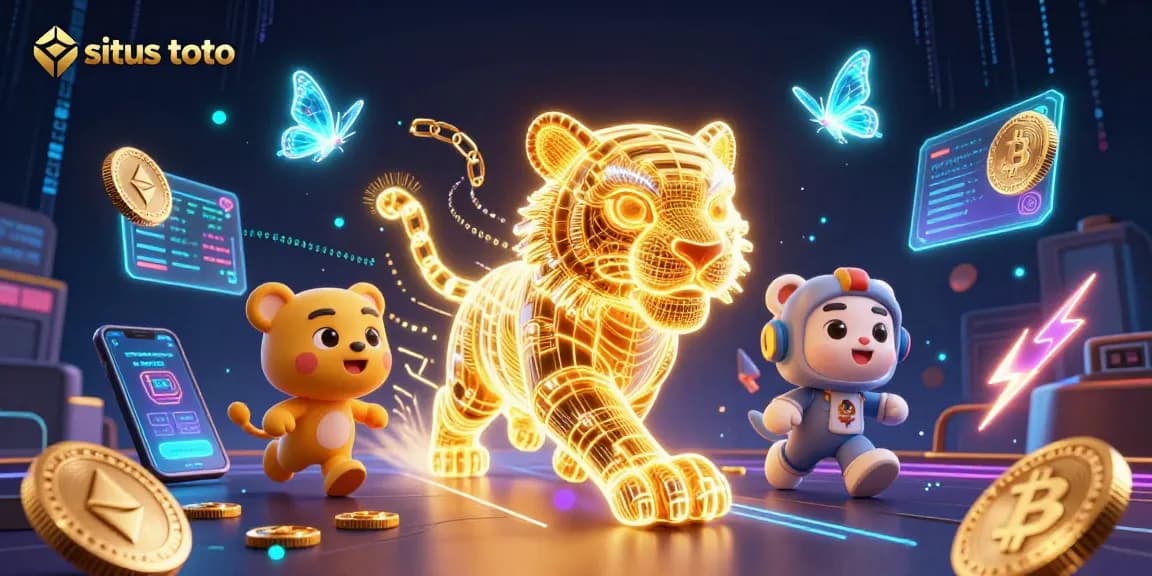 Engage with situs toto for thrilling online lottery experiences featuring vibrant characters and crypto elements.