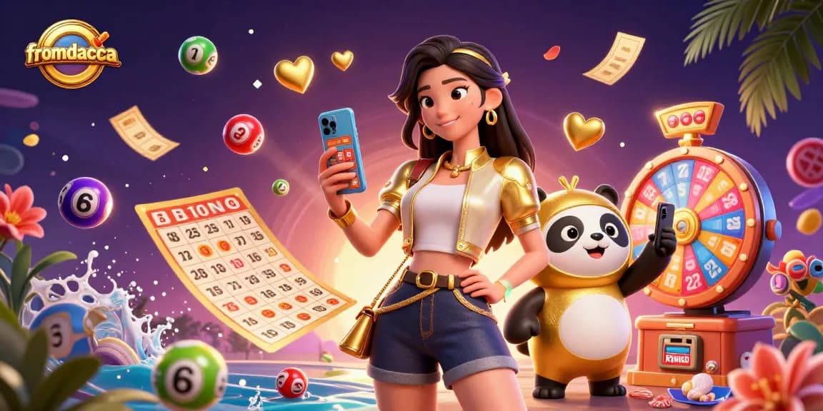 Engage with the exciting fromdacca lottery, where animated characters showcase games with vibrant elements.