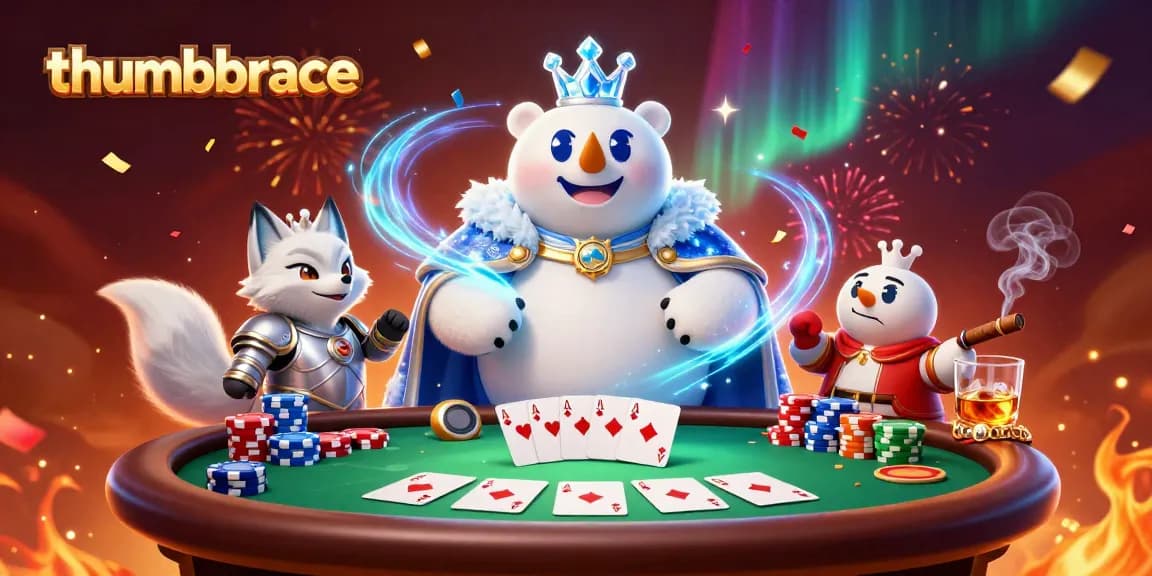 Engage in strategy with thumbbrace while experiencing thrilling poker gameplay.