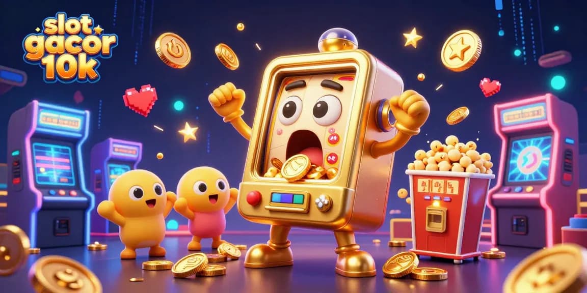 Win big at slot gacor modal 10k with dazzling slot machines celebrating jackpots and vibrant gaming elements!