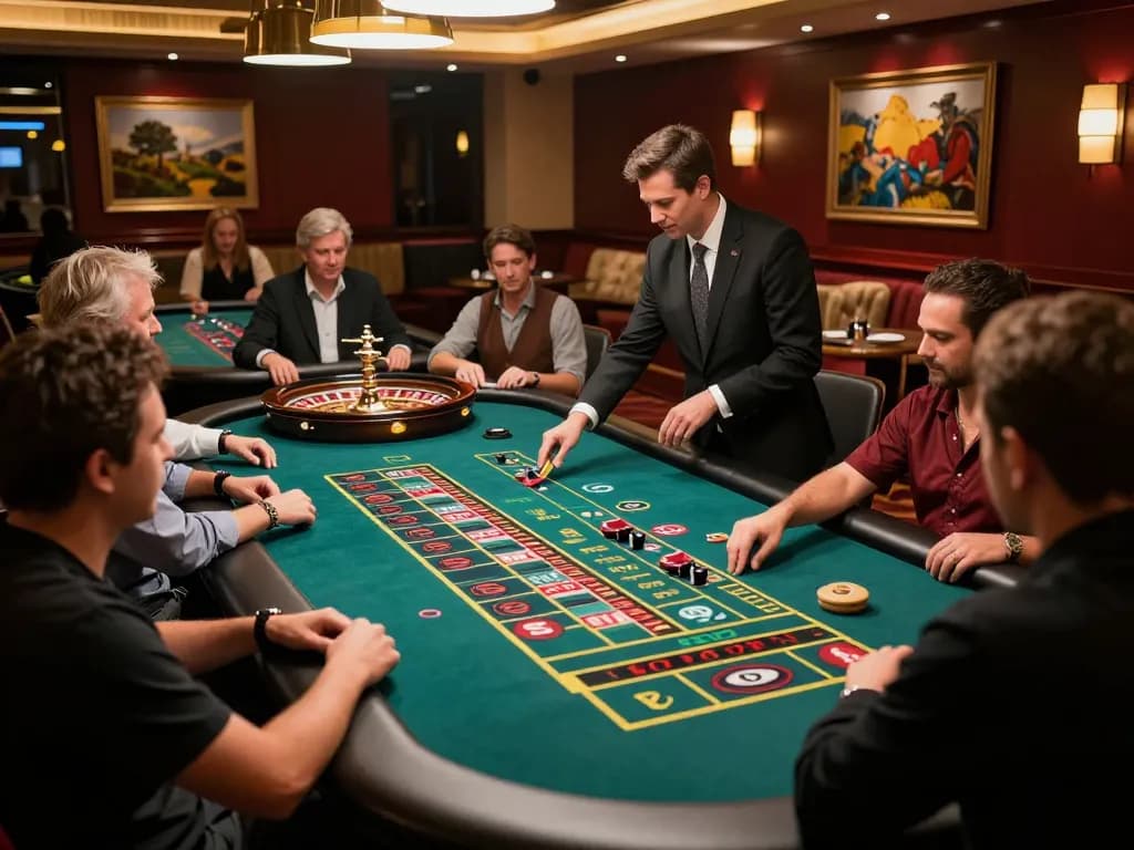 Engage in thrilling gameplay at Rikvip's live roulette table, featuring real-time interaction and excitement