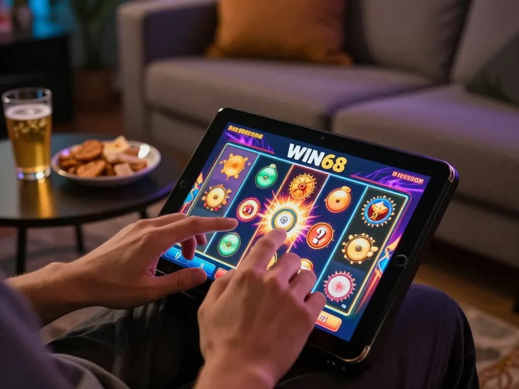IWIN68 mobile slots experience with vibrant graphics and engaging gameplay environment.
