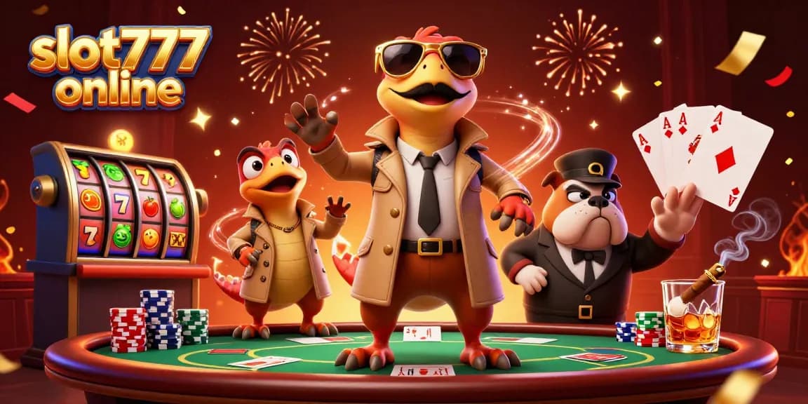 Experience exciting gameplay at slot777 online with vibrant casino elements and characters.