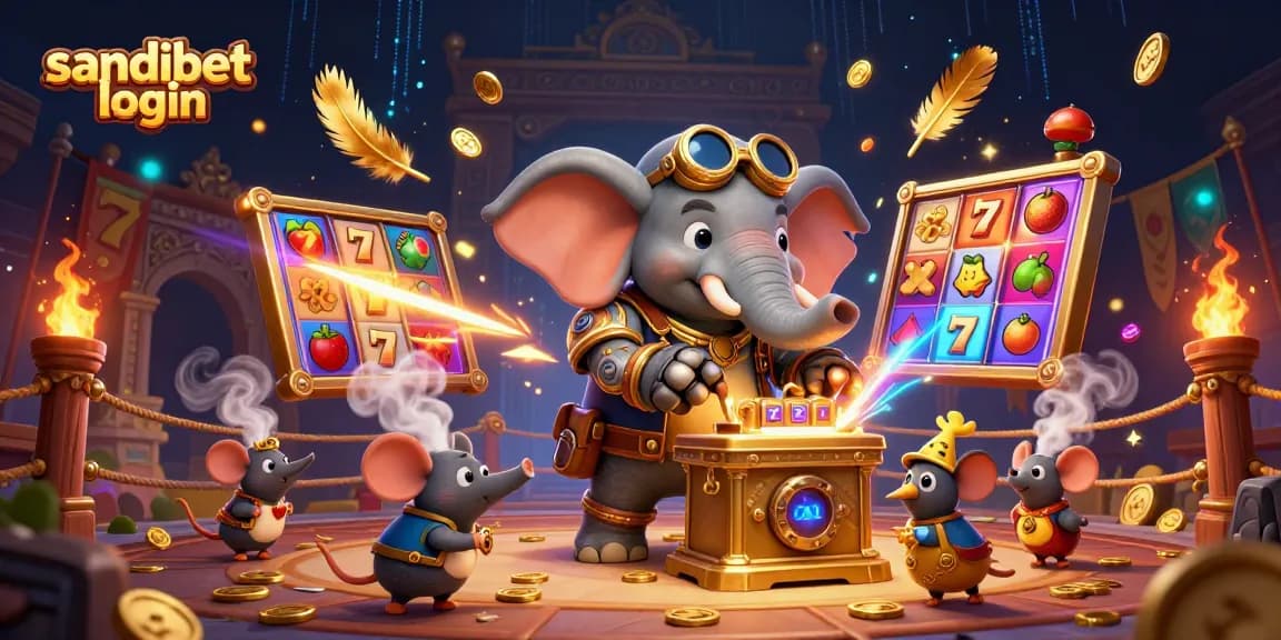 Mainkan slot yang menarik dengan sandibet login dalam adegan 3D yang berwarna-warni dan penuh aksi yang menampilkan karakter steampunk.
