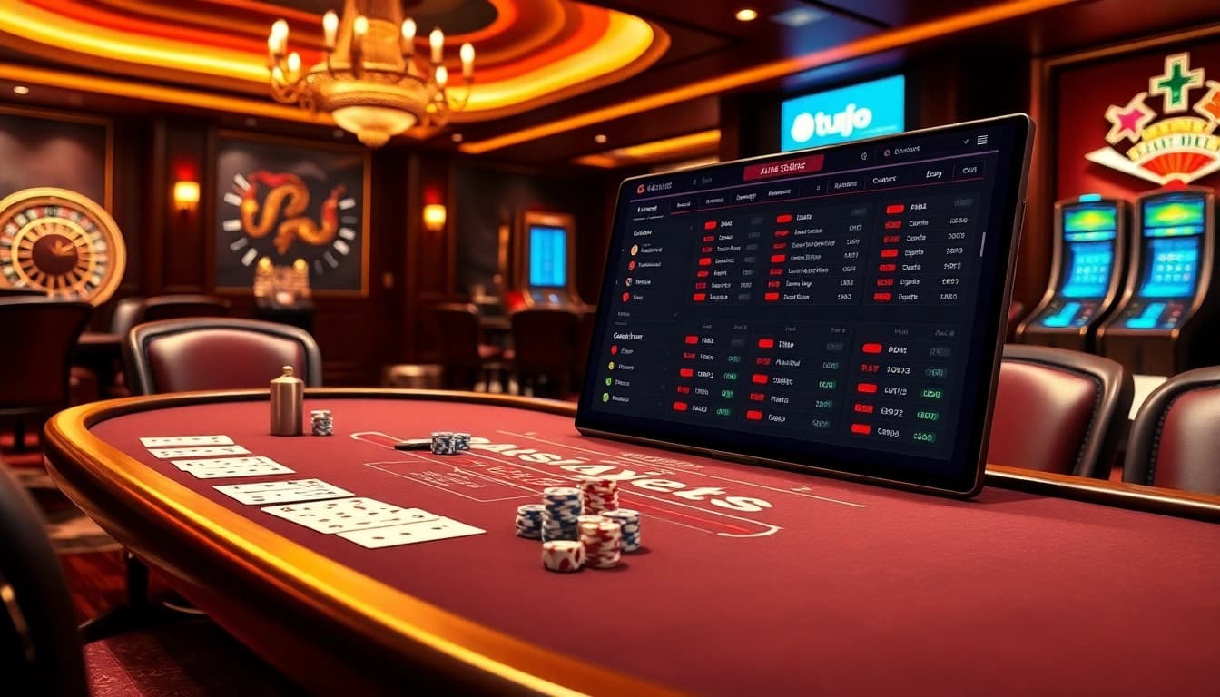 Experience the thrill of gambling at https://rr88.auction/ with a luxurious poker scene enhanced by rich colors.