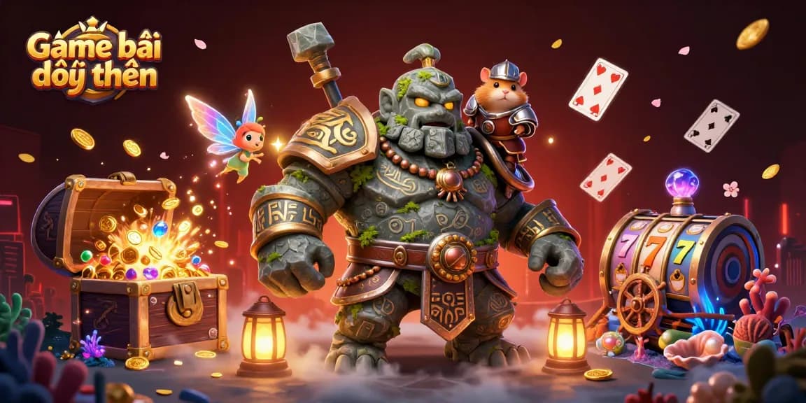 Engage in thrilling Game bài đổi thưởng with vibrant elements and enchanting characters.