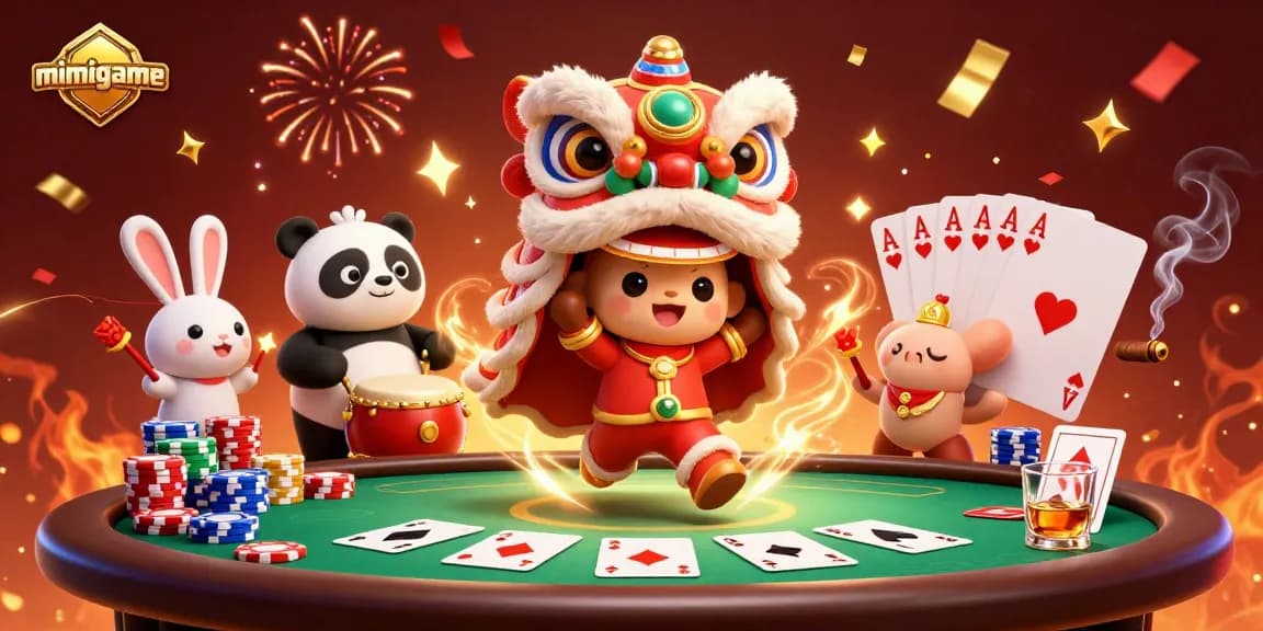 Play poker and enjoy the smooth experience at mimigame with stunning 3D characters.