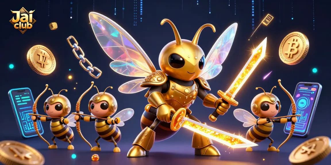 Engage in thrilling gameplay on Jai club with a vibrant 3D scene featuring exciting game elements.