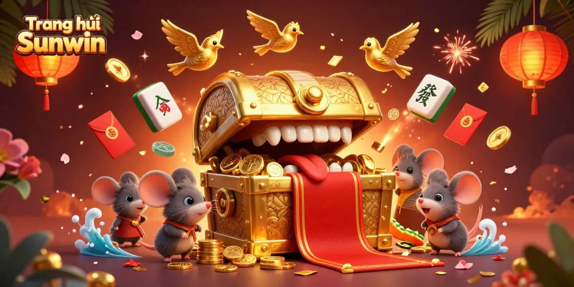 Play exciting games at Trang chủ Sunwin with vibrant, golden visuals and rich casino elements.