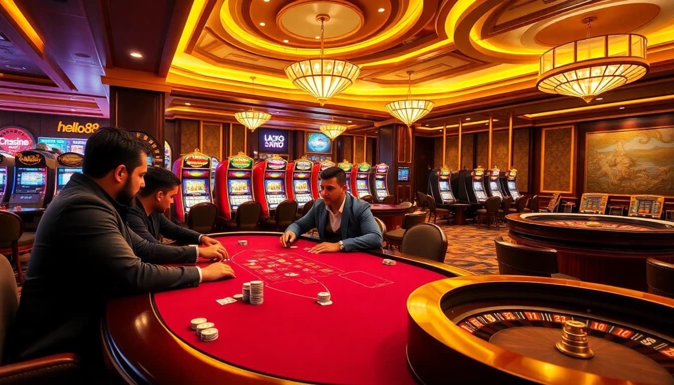 Experience the thrill of gambling at hello88 with stunning casino visuals.
