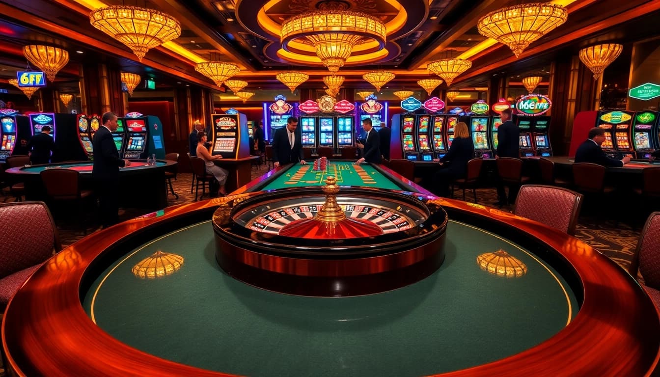 Exciting casino experience at 6FF with vibrant games and professional dealers.