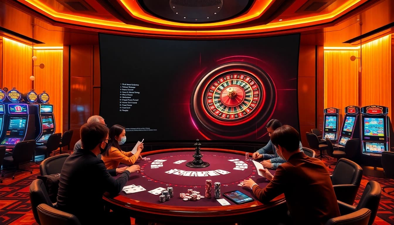 VM88 online casino engaging players with strategic poker deals and dynamic betting action