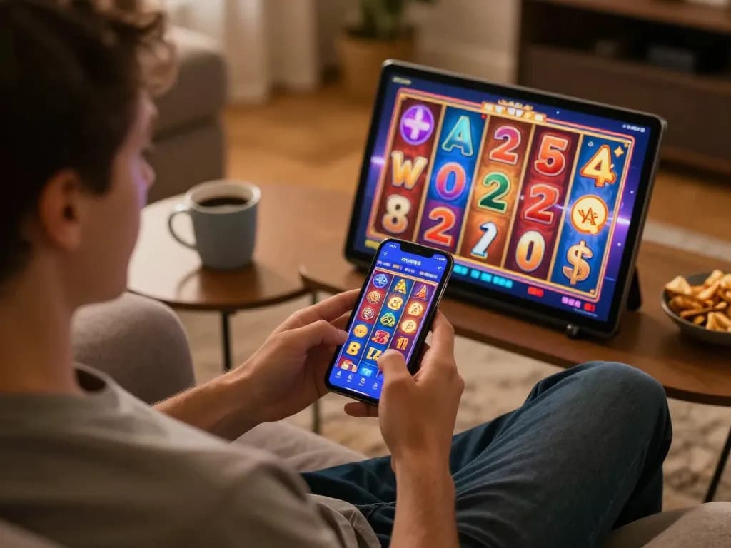 Memainkan slot online di ponsel, dengan link hargatoto untuk peluang lebih baik dan fitur menarik