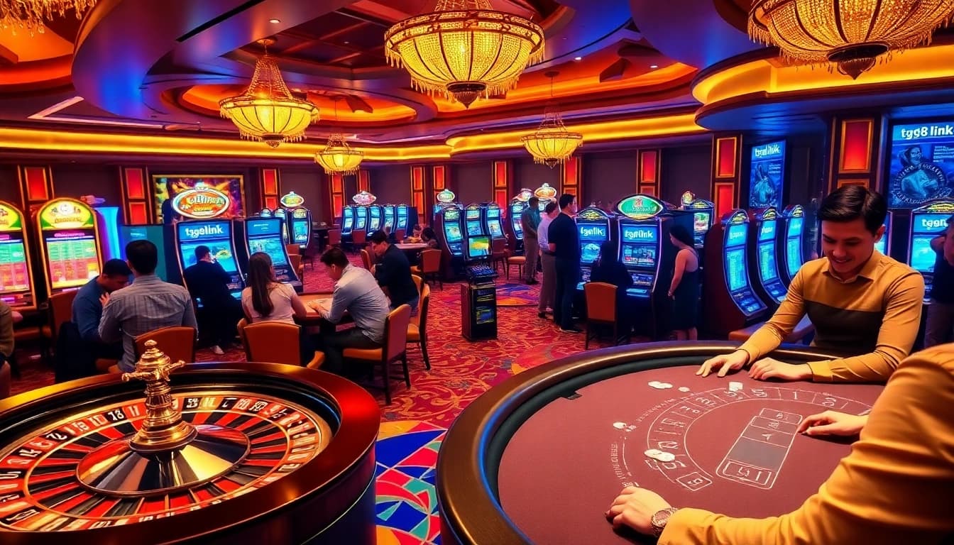 Experience thrilling wins at tg88 link with vibrant casino tables and exciting gameplay.