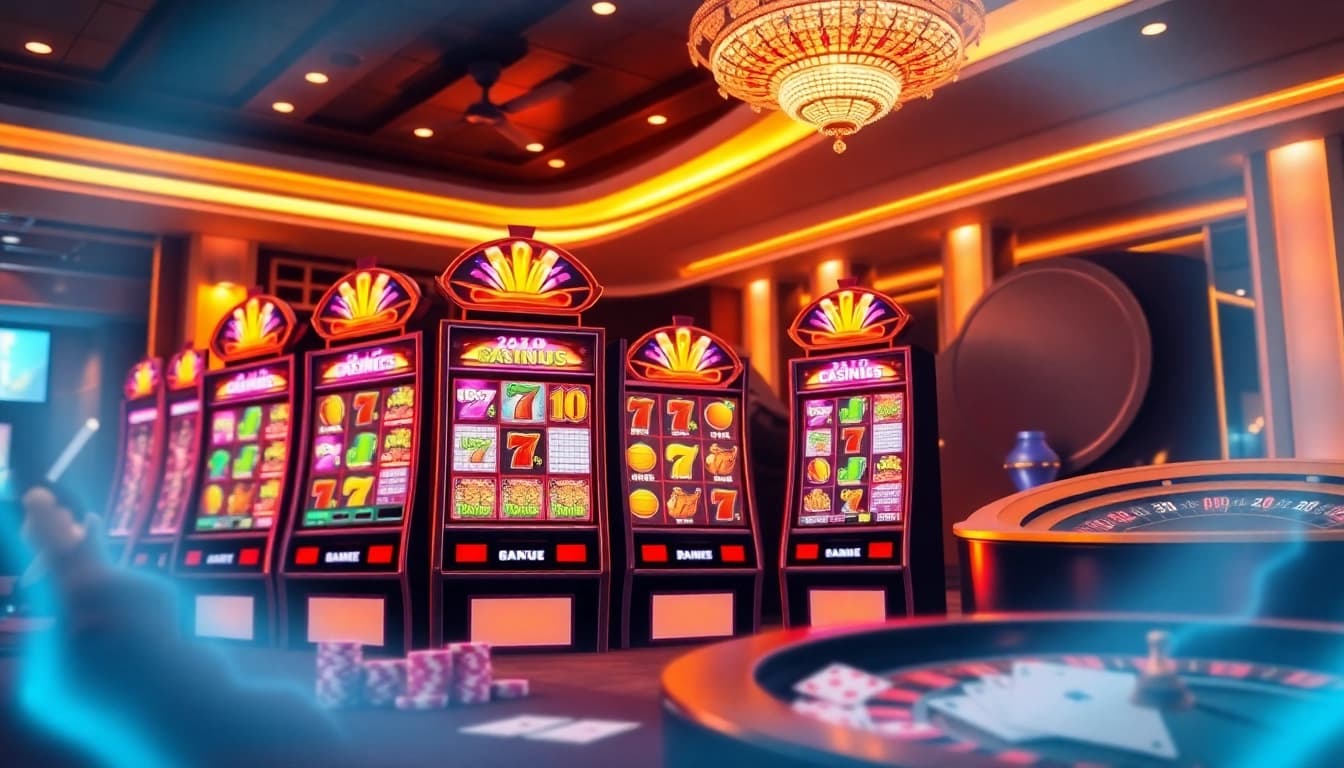Experience the thrill of slot demo pgsoft at a luxurious online casino with vibrant visuals.