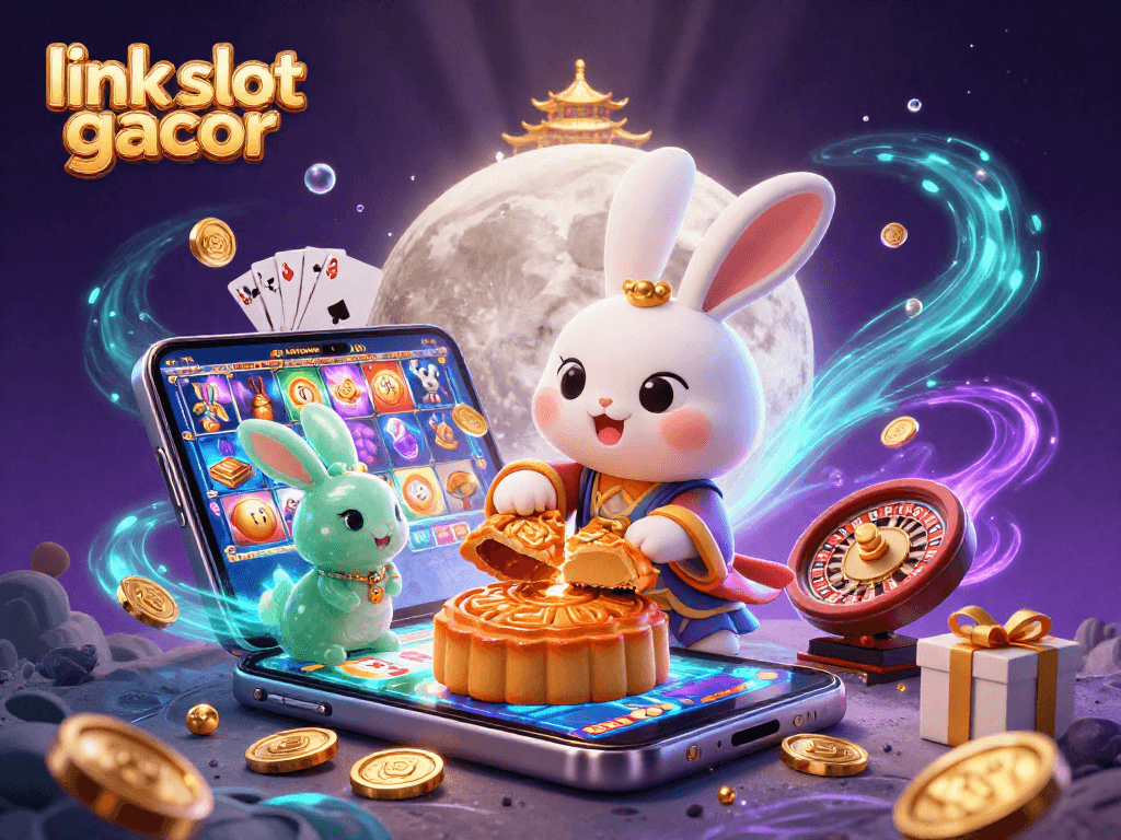 Permainan slot gacor link dengan kelincahan kelinci bulan dan elemen kasino cerah yang menarik