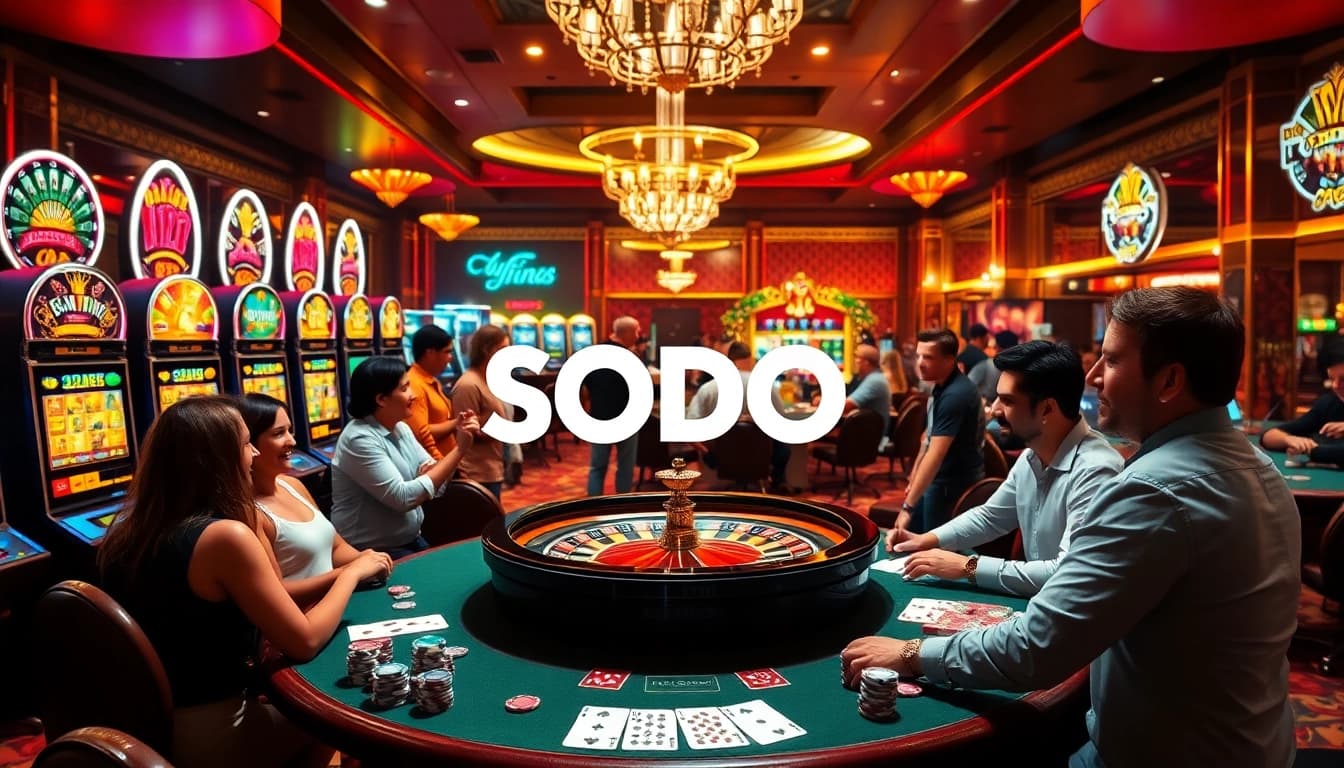 Experience high-stakes excitement at SODO Casino with players betting on thrilling games.