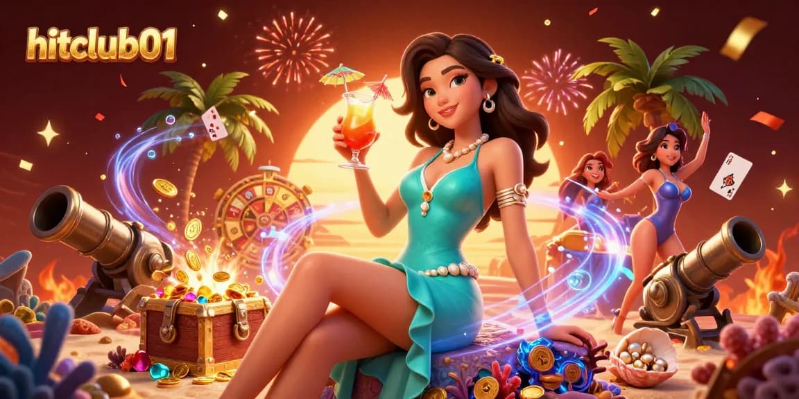 Hitclub01 invites players to enjoy vibrant casino gaming with glamorous tropical themes and exciting elements.