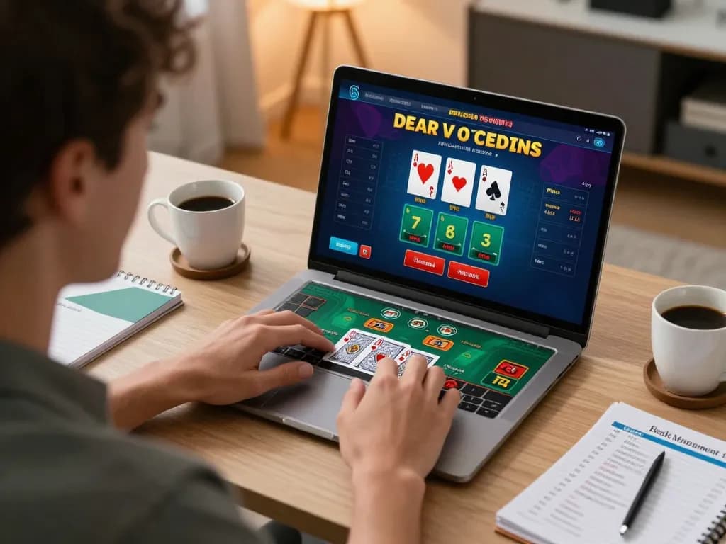 Terlibat dengan Gsc108 Daftar selama permainan blackjack online yang dinamis di rumah