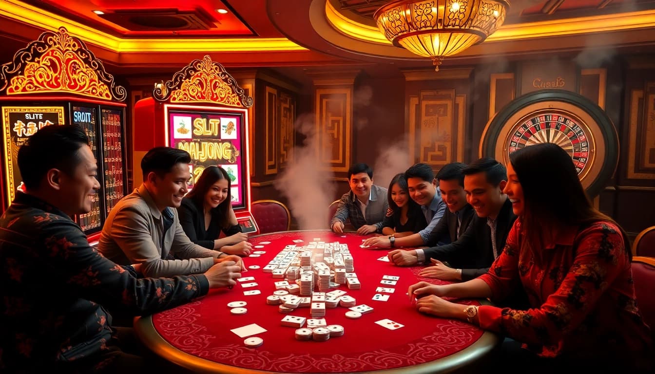 Experience the excitement of Slot Mahjong at a luxurious casino.