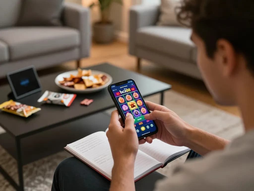 Experience the bcx88 online casino app in an exciting slot game session at home