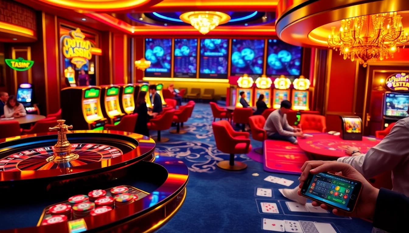 Experience thrilling gameplay with lương sơn tv while playing at an elegant casino table.