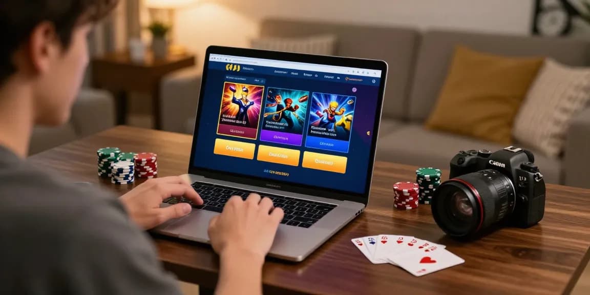 Engaging with coloksgp link alternatif in a friendly home gaming atmosphere, showcasing online betting experience.