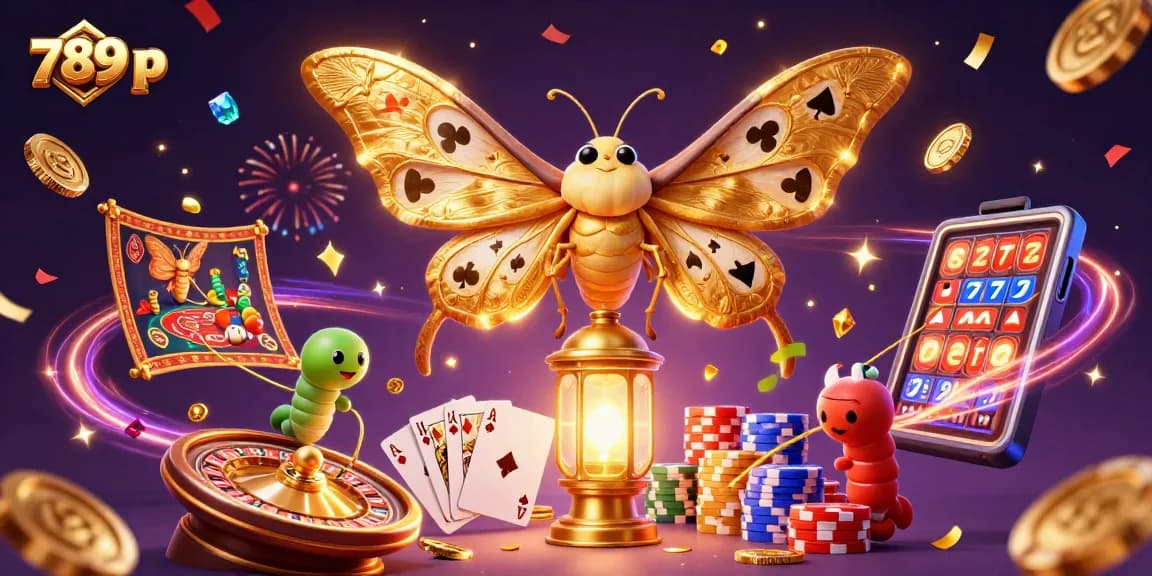 Experience exhilarating wins with 789 p in this vibrant casino-themed illustration.