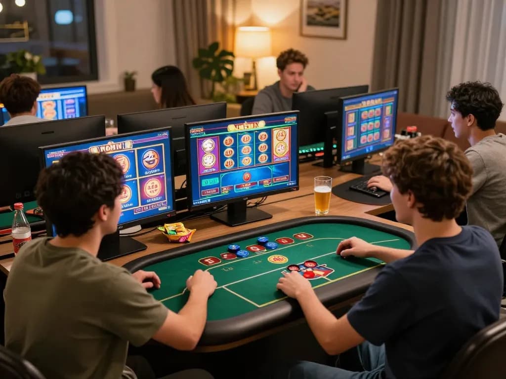 Nohu online gaming experience with players actively engaging in a vibrant casino atmosphere
