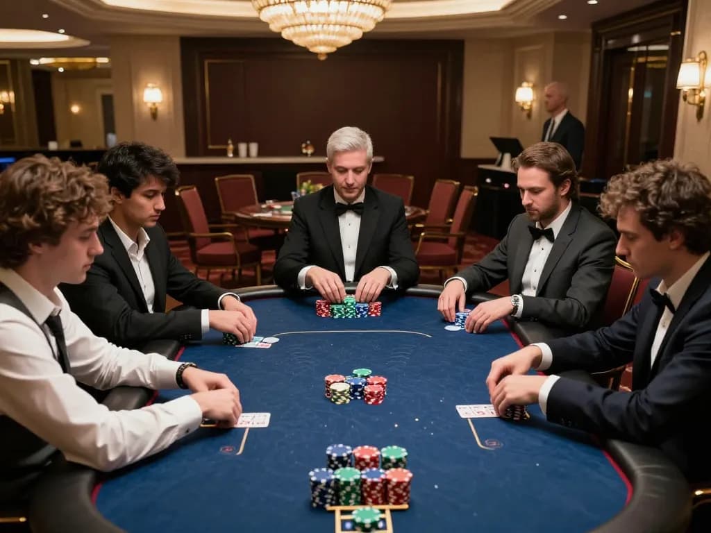Pemain menikmati permainan poker dengan taruhan tinggi di JudiGSC, menekankan strategi dan keseronokan.