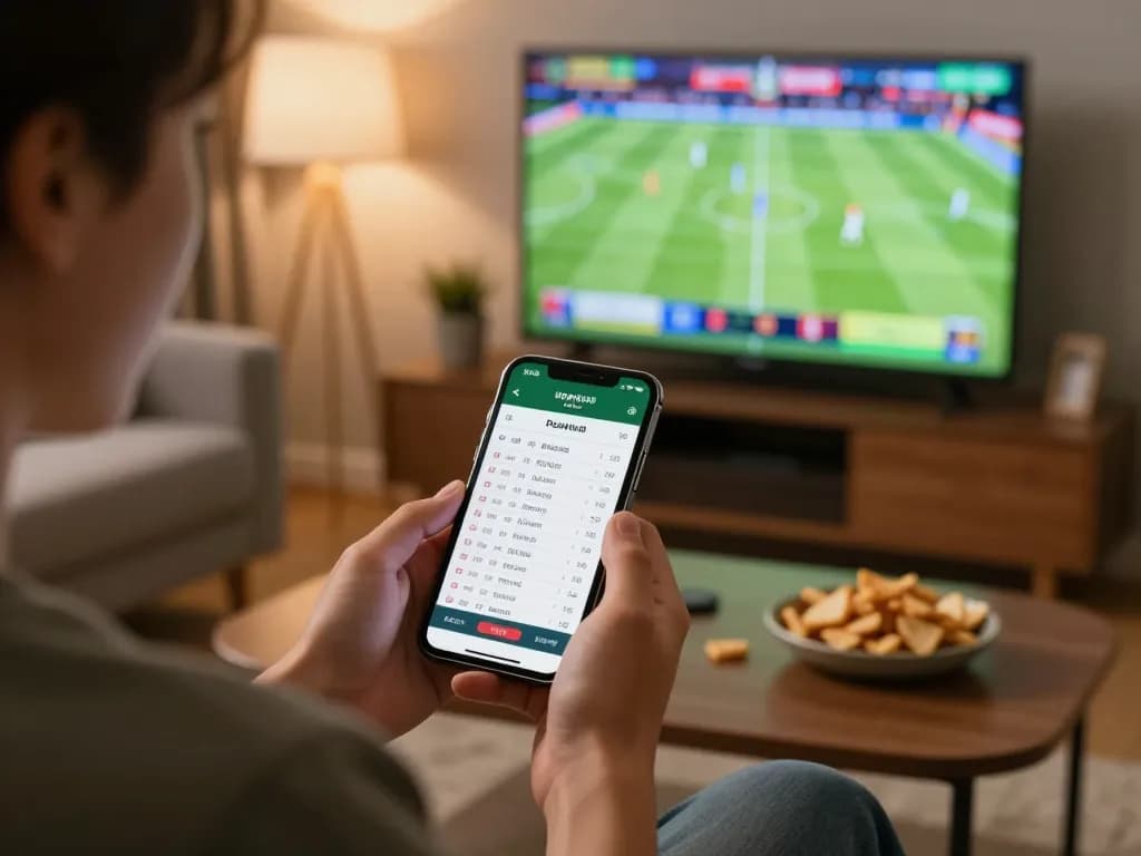 Engaging scene of sports betting on the trang chủ tr88 app, showcasing the excitement of online gambling.