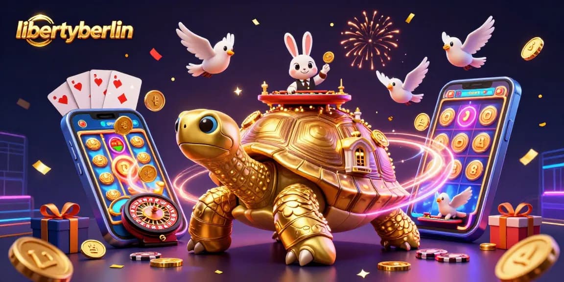 Engage in thrilling gameplay at libertyberlin with vibrant casino characters and animated elements.