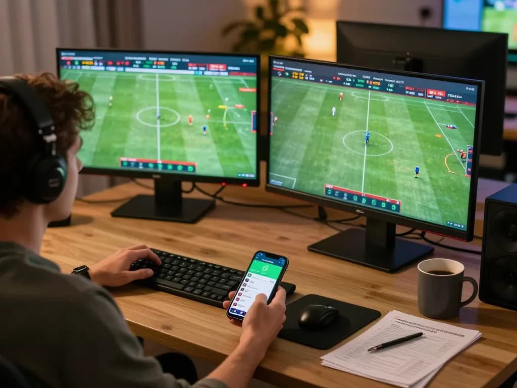 Exciting online sports betting on situs smartcityhostels with live odds updates in a cozy home setup.
