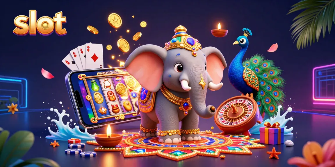 Spin the slot game featuring golden coins and vibrant graphics in a colorful casino environment.