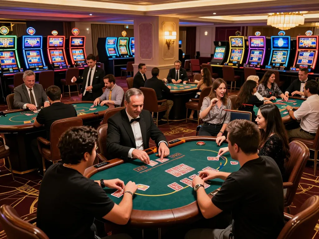 Người chơi B52club tham gia các trò chơi bài sôi động tại sàn casino sang trọng, thể hiện lối chơi thú vị.