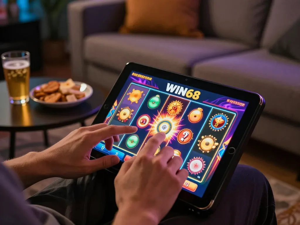 IWIN68 mobile slots experience with vibrant graphics and engaging gameplay environment.