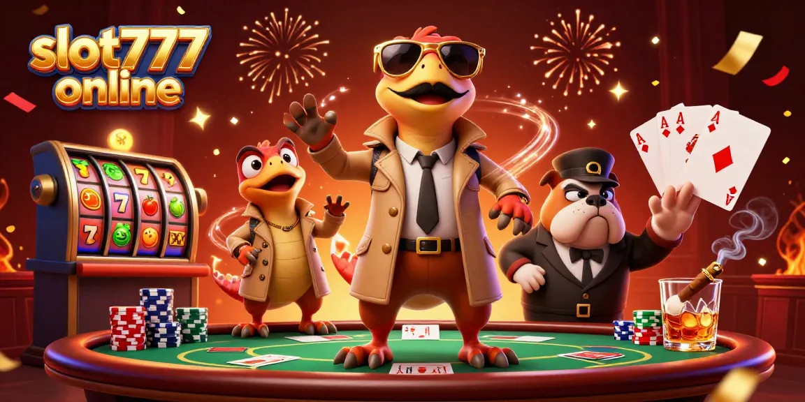 Experience exciting gameplay at slot777 online with vibrant casino elements and characters.