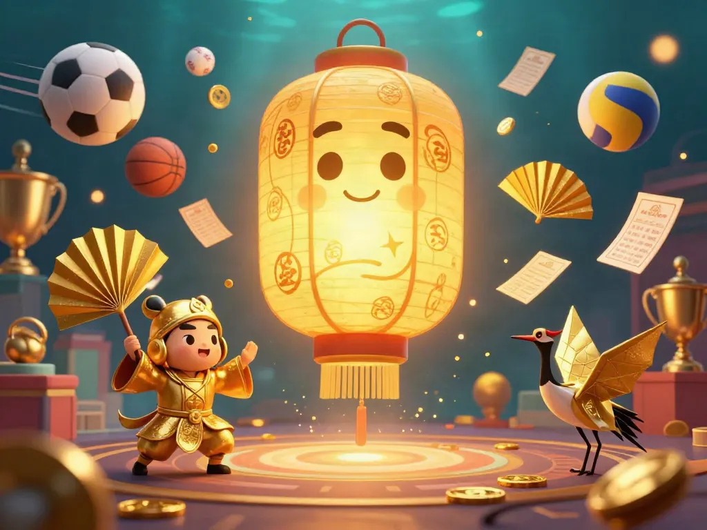 Experience excitement at sunwin chính chủ with golden lantern spirit illuminating a dynamic casino scene.