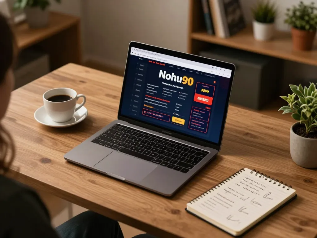 Nohu90 online gaming setup showcasing strategic betting in a cozy environment.