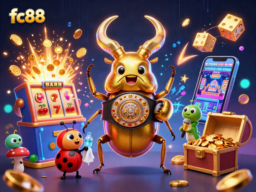 fc88 chào mừng với hình ảnh một trận đấu thú vị giữa bọ cánh cứng và những yếu tố may mắn khác trong sòng bạc