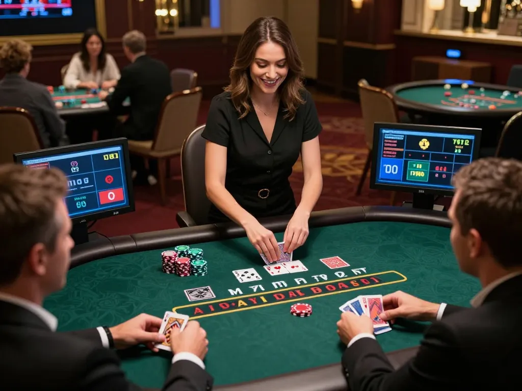 Engaging live dealer blackjack action on RR88 with players enjoying a thrilling experience