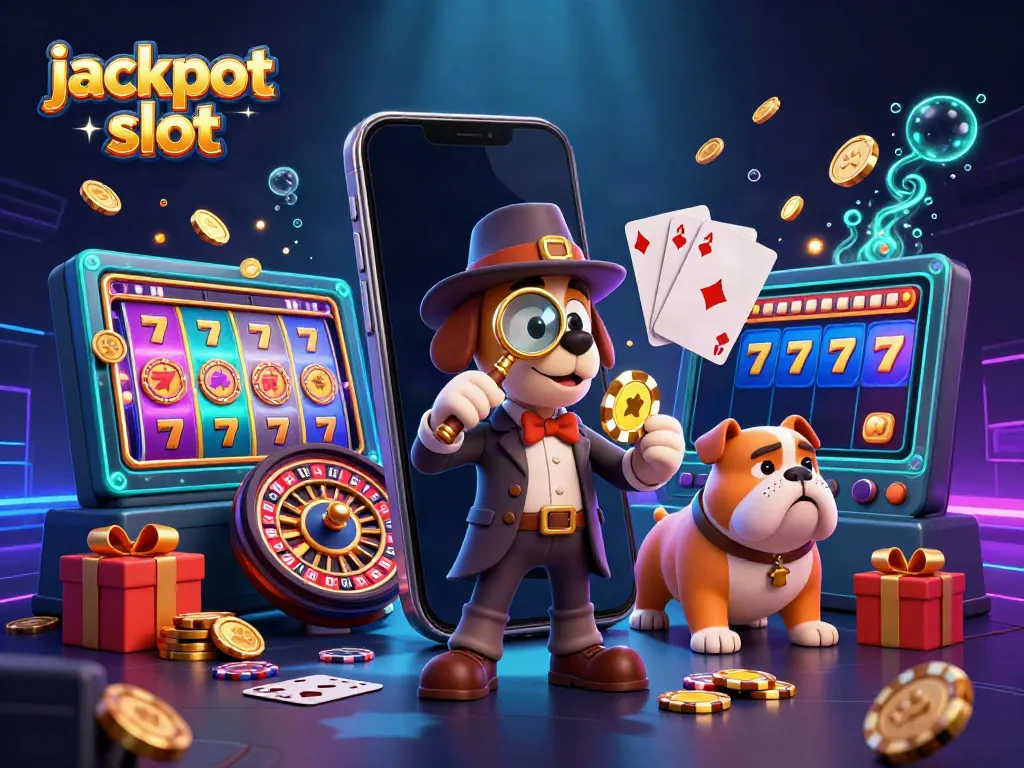 Engage with the jackpot slot experience alongside our detective duo uncovering treasure.